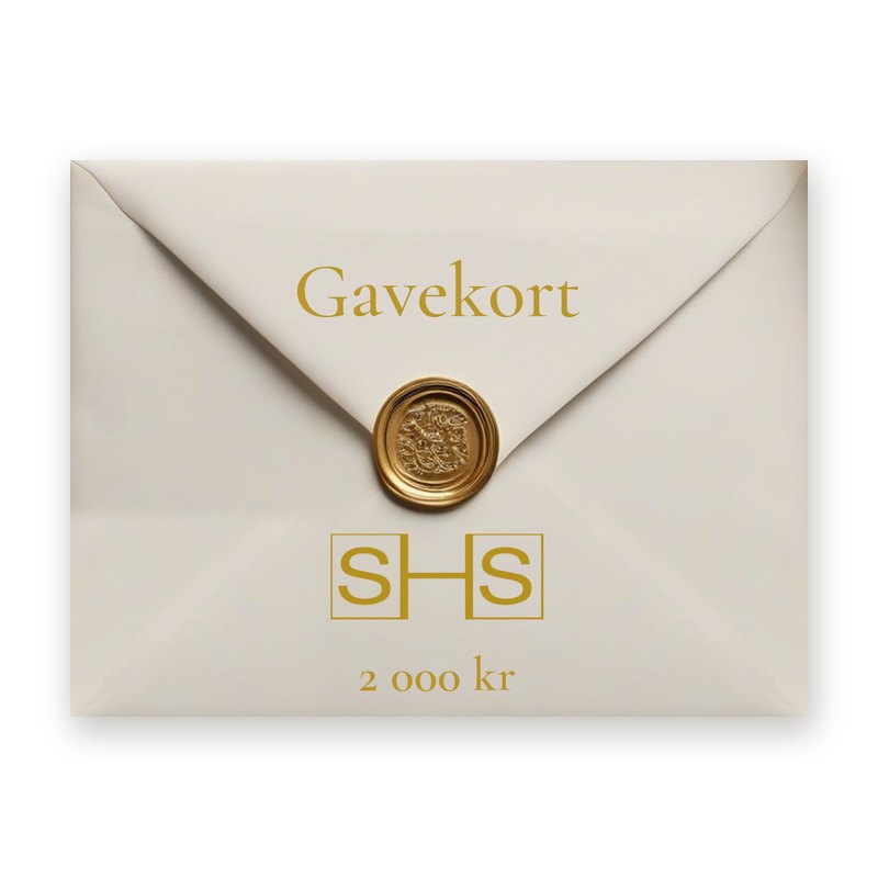 Gavekort 2000 kr i konvolutt